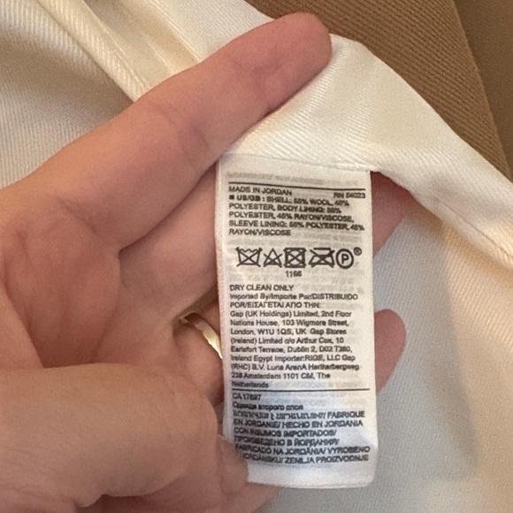 Banana Republic Tan Double-Breasted Blazer with Gold Buttons - Picture 7 of 7